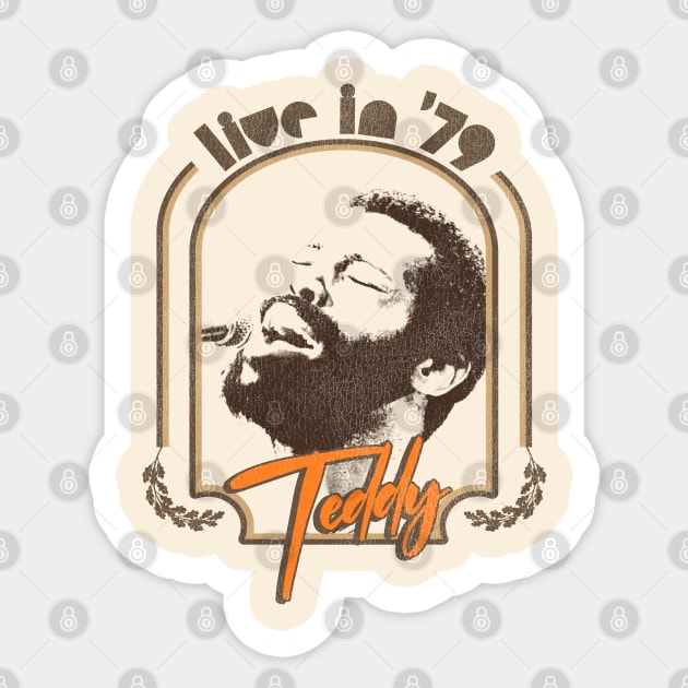 Teddy Live In '79 Sticker by darklordpug